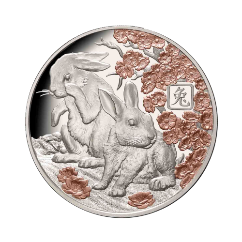 1 troy ounce silver coin Solomon Island Lunar 2023 front