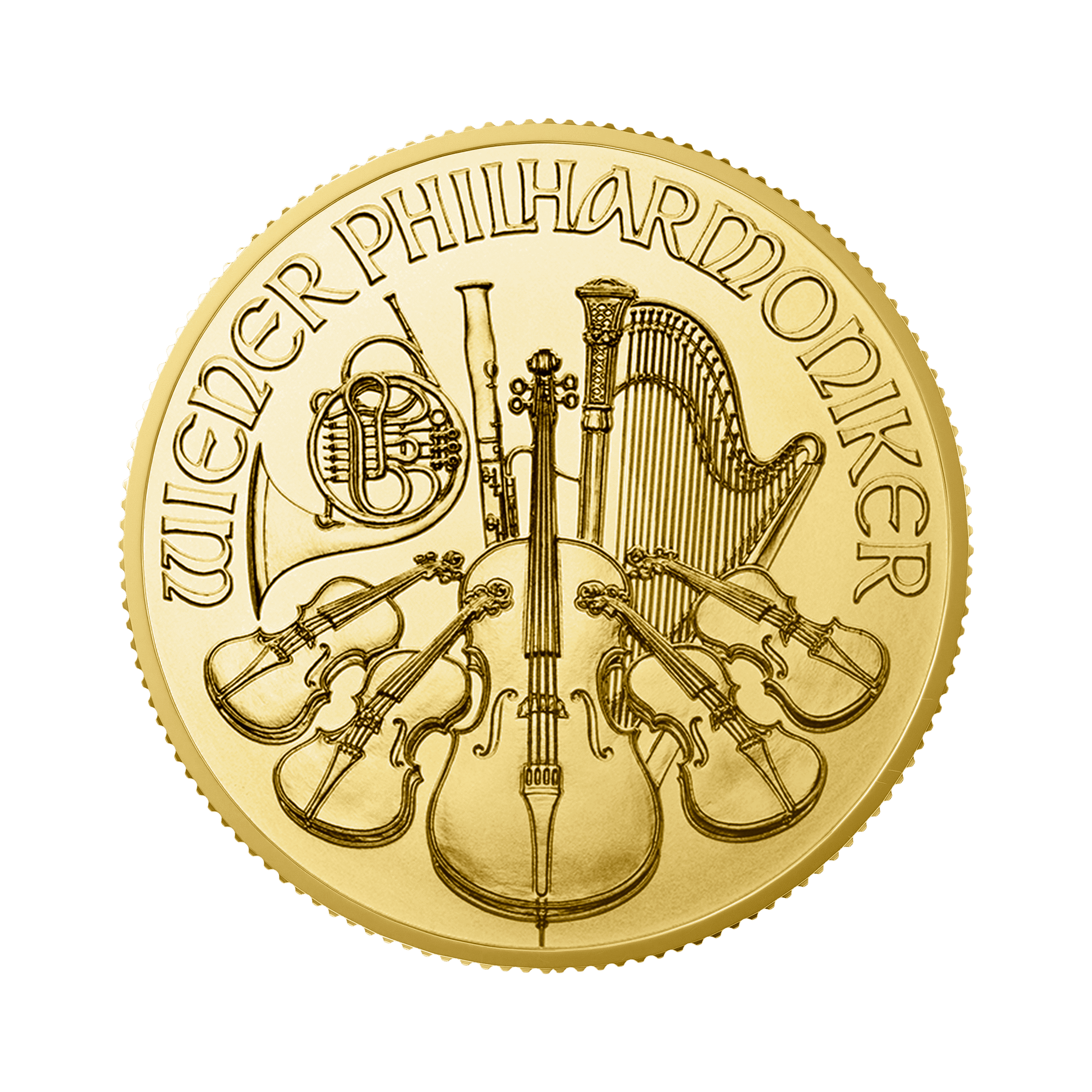 1/2 Troy ounce gouden munt Philharmoniker 2024 voorkant