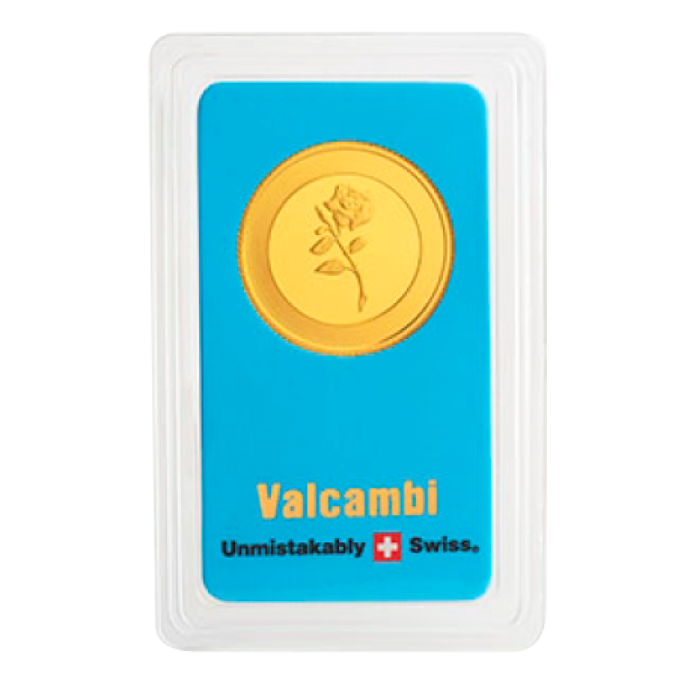 8 grams Valcambi gold coin front