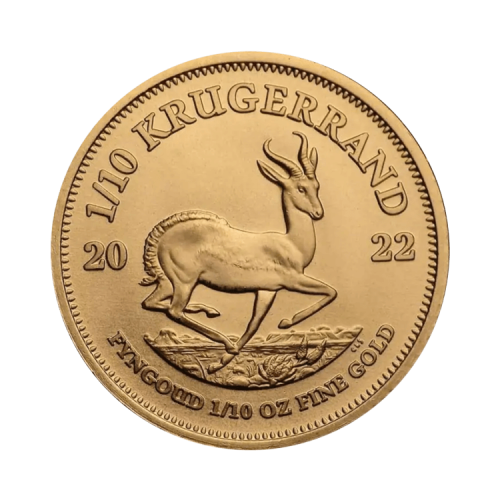 1/10 oz gold Krugerrand coin 2025