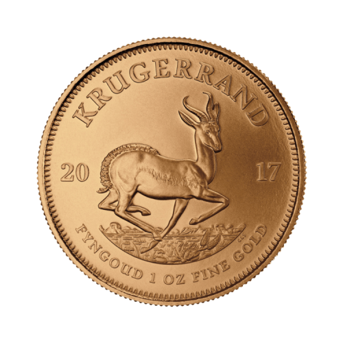 1 troy ounce gouden Krugerrand munt 2024 voorkant