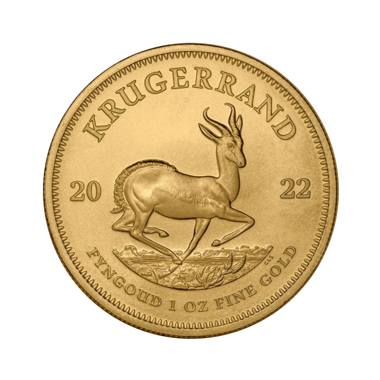 1/2 Troy ounce gold coin Krugerrand 2024 front