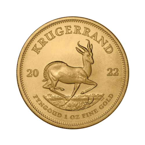 1/2 Troy ounce gouden munt Krugerrand 2024 voorkant