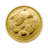 15 gram gouden munt Panda 2022 voorkant