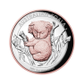 5 troy ounce silver coin Koala Plated High Relief 2021 front