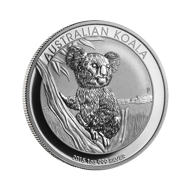 1 troy ounce zilver Koala munt 2015 voorkant