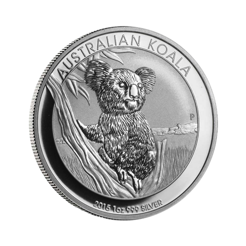 1 troy ounce silver Koala coin 2015 front