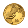 3 gram gold coin Panda 2023 front