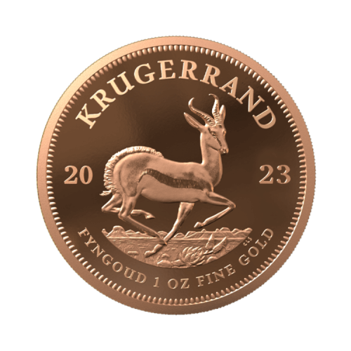 1 troy ounce gouden munt Krugerrand 2023 proof voorkant