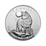 1 troy ounce zilveren Canada Wildlife Wolf munt 2011 voorkant