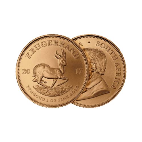 1 troy ounce gouden Krugerrand munt 2024 voorkant