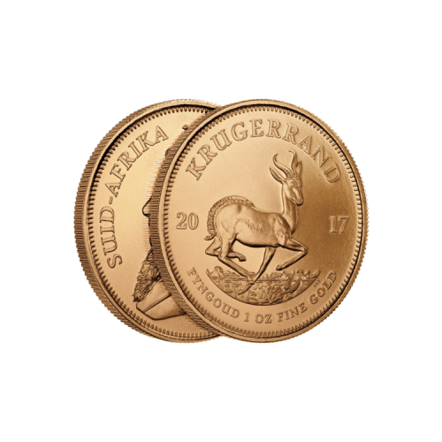 1 troy ounce gouden Krugerrand munt 2024 voorkant