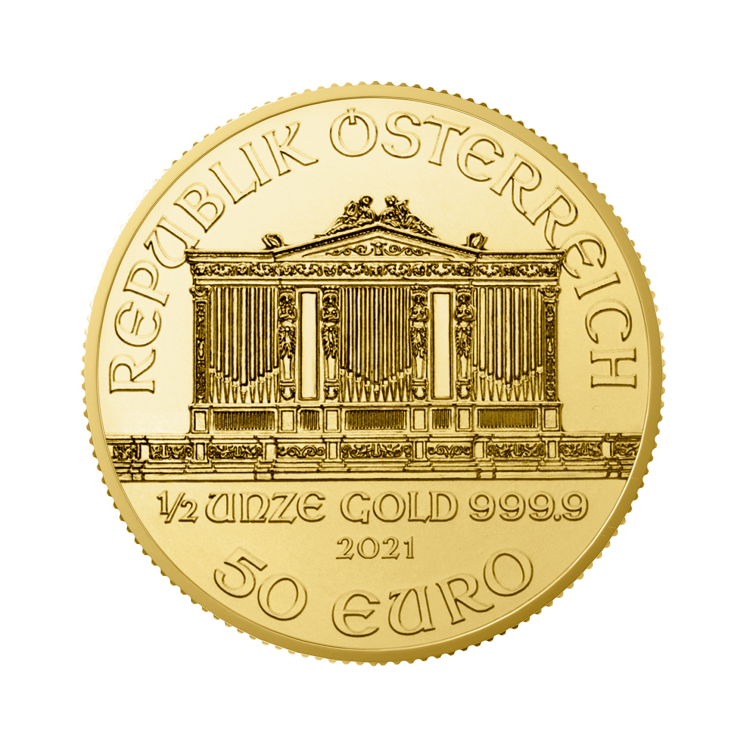 Gouden Wiener Philharmoniker munt