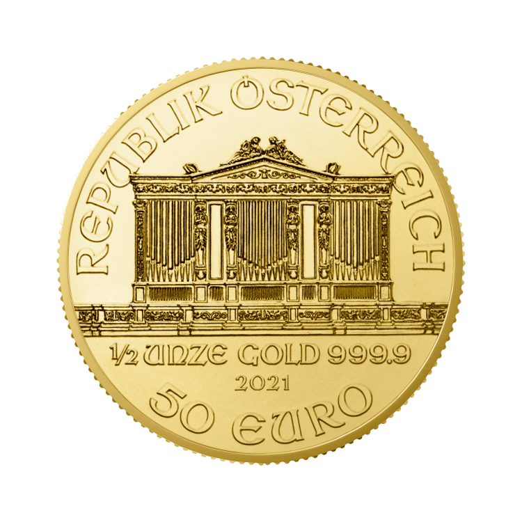 Gouden Wiener Philharmoniker munt 1/2 troy ounce