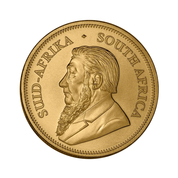 1/2 Troy ounce gold coin Krugerrand 2024 back