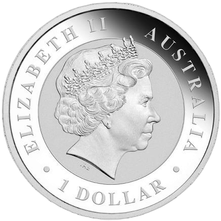1 Troy ounce zilveren munt Emoe 2018 achterkant