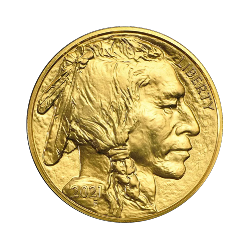 1 troy ounce gouden American Buffalo munt voorkant