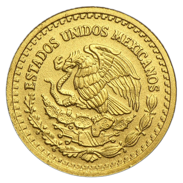 1/20 Troy ounce gouden munt Mexican Libertad 2018 back