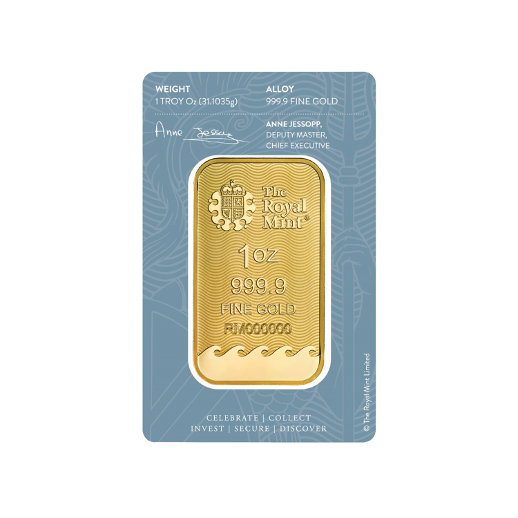 Certificate of Authenticity Britannia Gold Bar 1 Troy Ounce