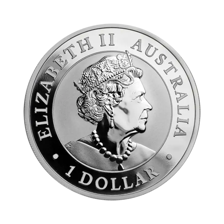 1 Troy ounce zilveren munt Kookaburra 2019 achterkant
