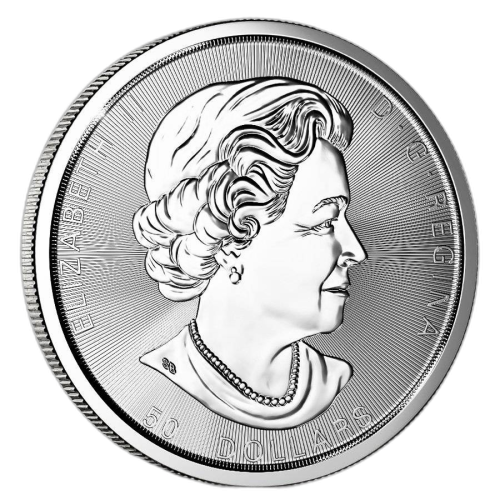 10 Troy ounce zilveren munt Magnificent Maple Leaf 2019 voorkant