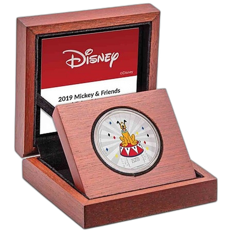 1 Troy ounce zilveren munt Disney - Carnival Pluto 2019 perspectief 2