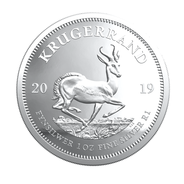 2 Troy ounce zilveren Krugerrand Proof Set Big 5 Elephant achterkant