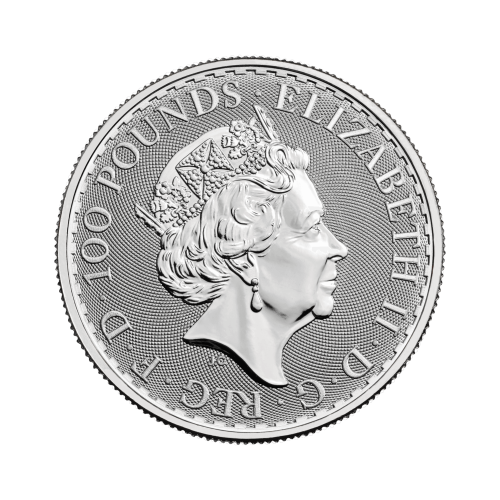 1 Troy ounce platinum coin Britannia front