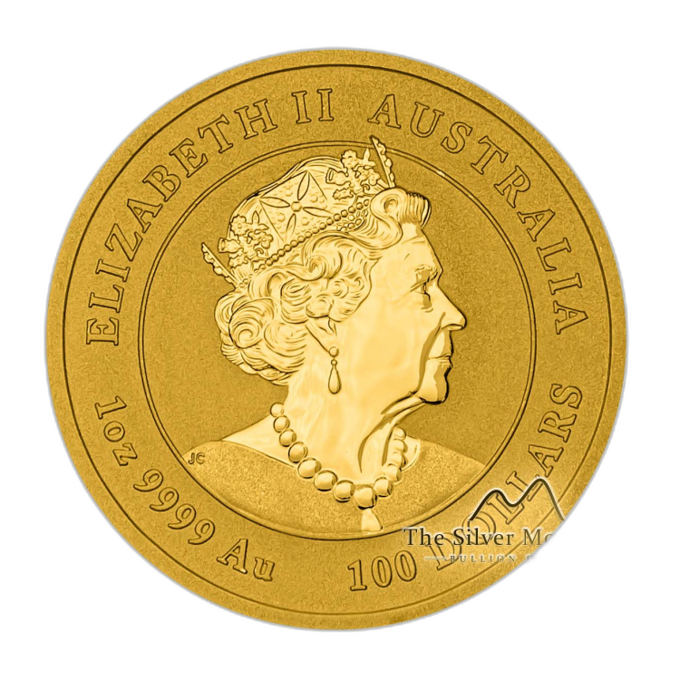 1 Troy ounce gouden munt Lunar 2021 perspectief 1