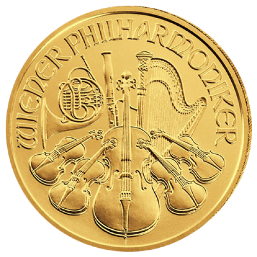 1 Troy ounce gold Philharmonic 2017 front
