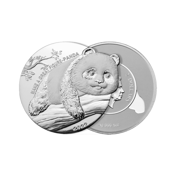 1 troy ounce zilveren munt Panda "Laat zien wat je kunt" 2022 perspectief 1