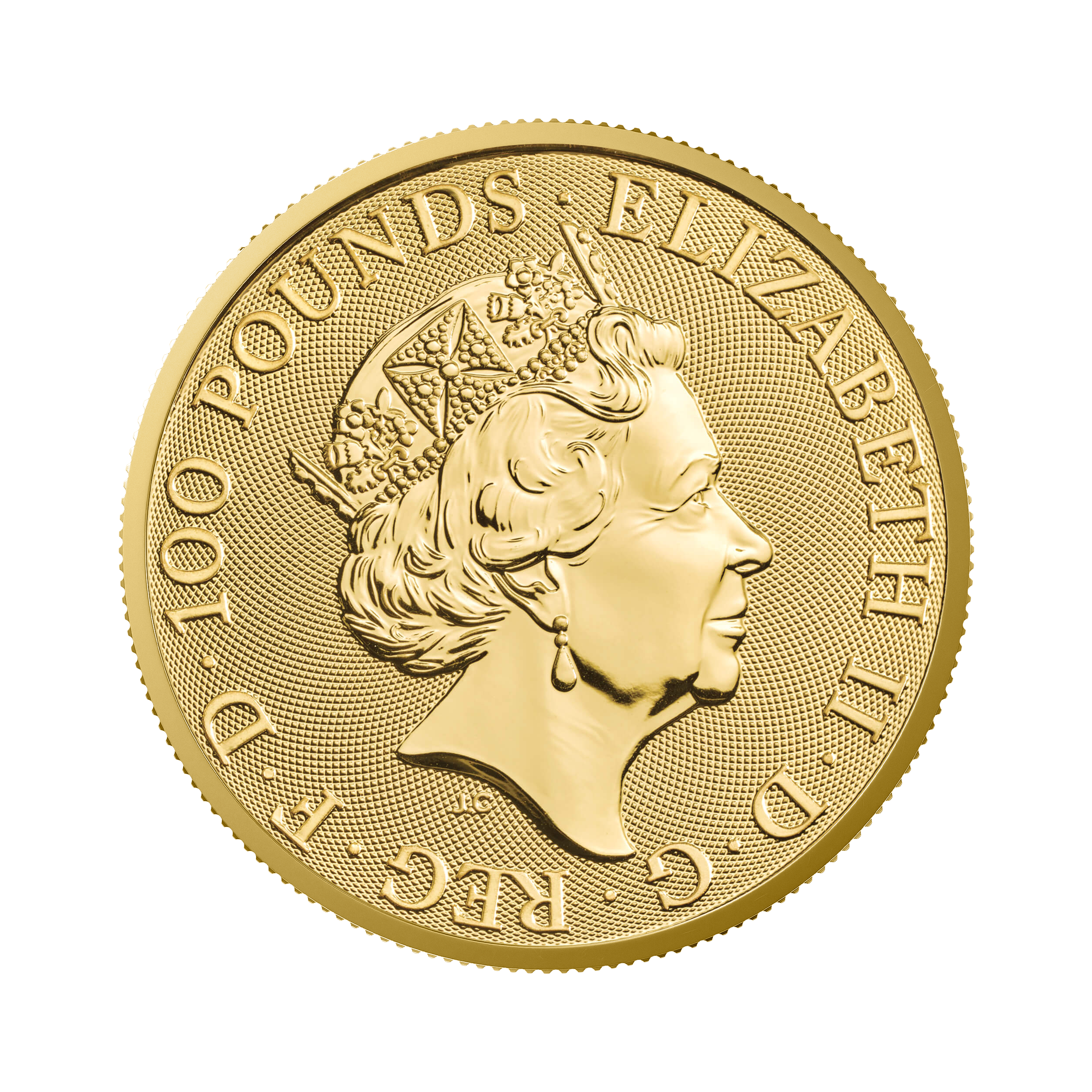1 troy ounce gouden munt Little John 2022 achterkant