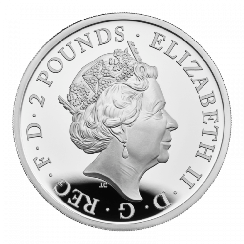 6-delige zilveren Britannia set 2022 Proof voorkant