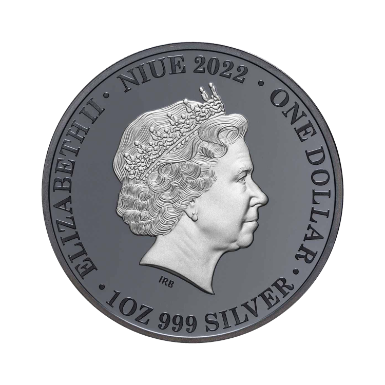 1 troy ounce zilveren munt Leadbeater's Possum achterkant