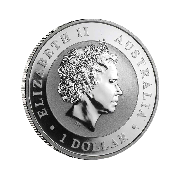 1 troy ounce zilver Koala munt 2015 achterkant