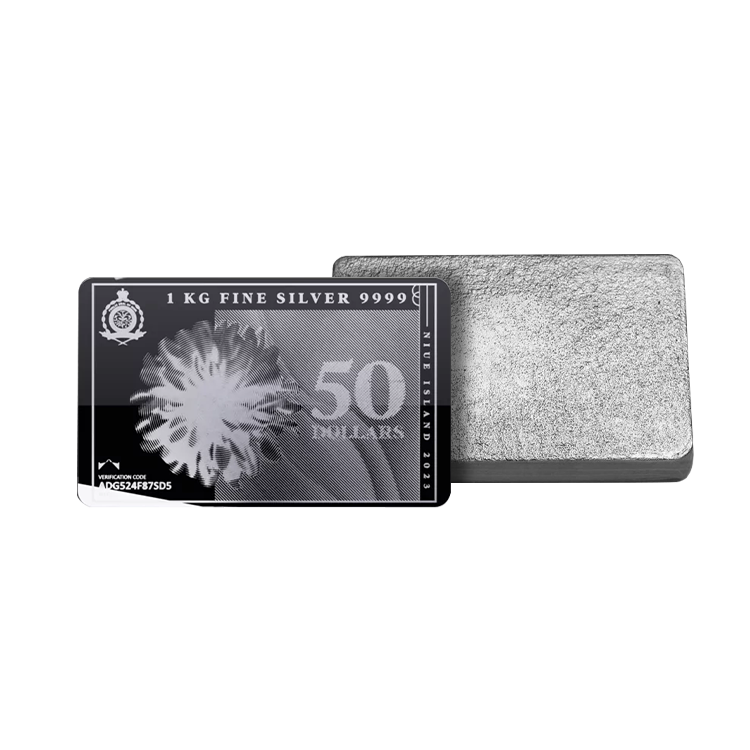 1 kilo zilveren muntbaar Silvernote 2023 perspectief 2