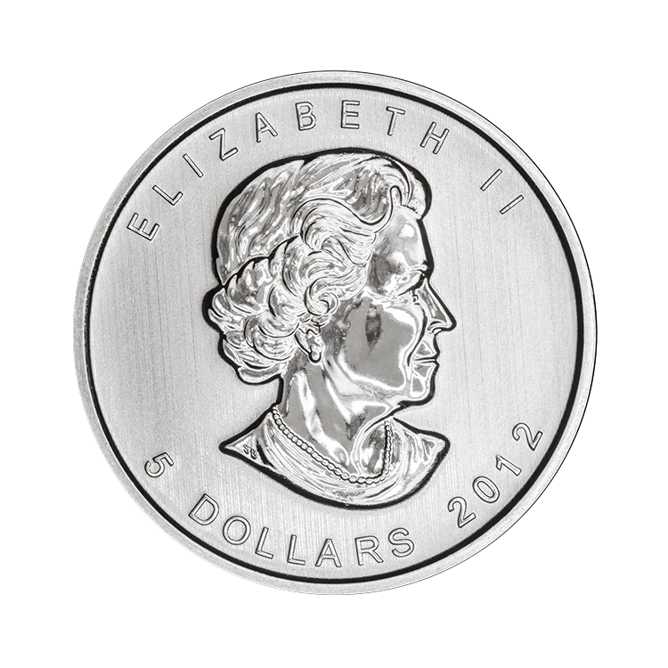 1 troy ounce zilveren munt Canada Wildlife serie - Poema 2012 achterkant