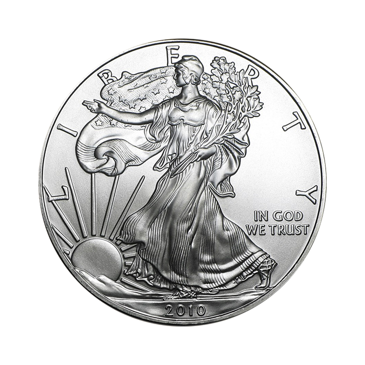 Silver Eagle munt diverse jaargangen- 1 troy ounce voorkant