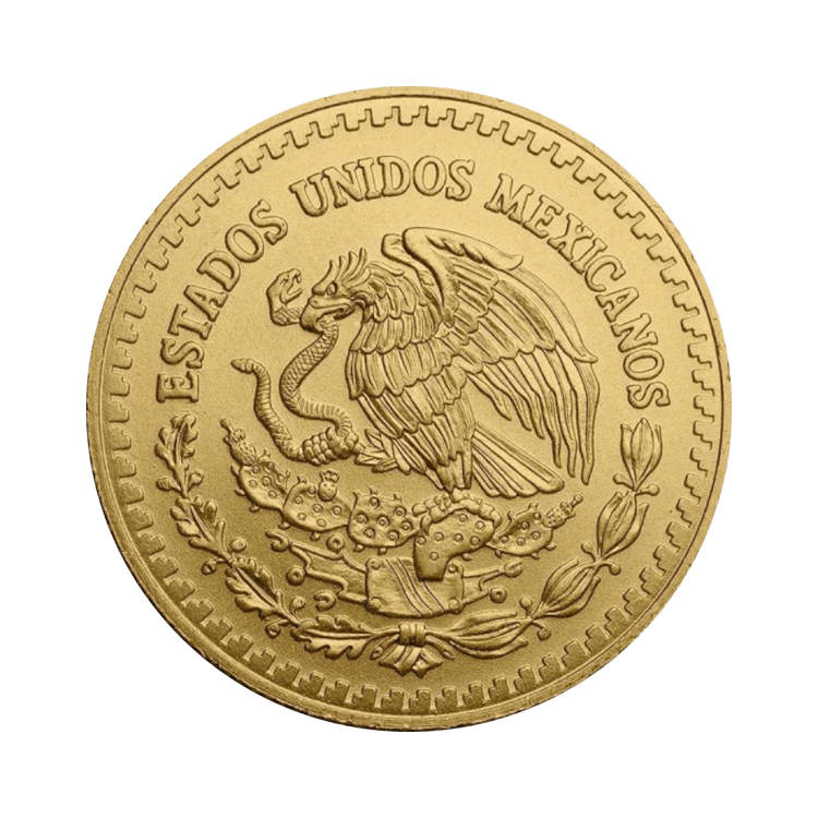 1/2 troy ounce gouden munt Mexican Libertad 2023 achterkant