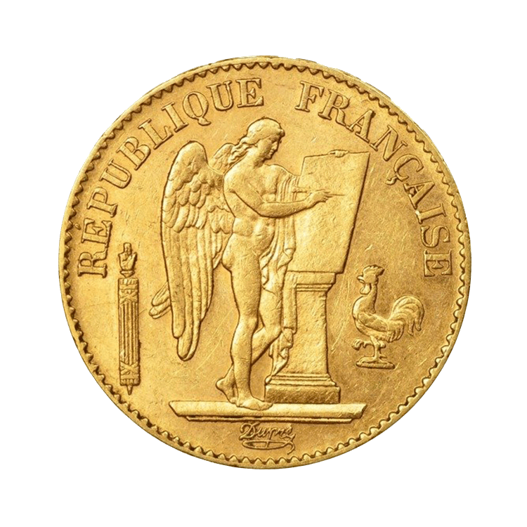 Gouden 20 Franc Génie - diverse jaargangen voorkant