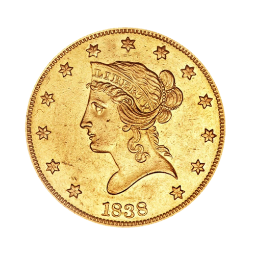 $10 gold coin Golden Eagle (Coronet Head) front