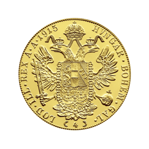 Austria 4 Ducat gold coin front