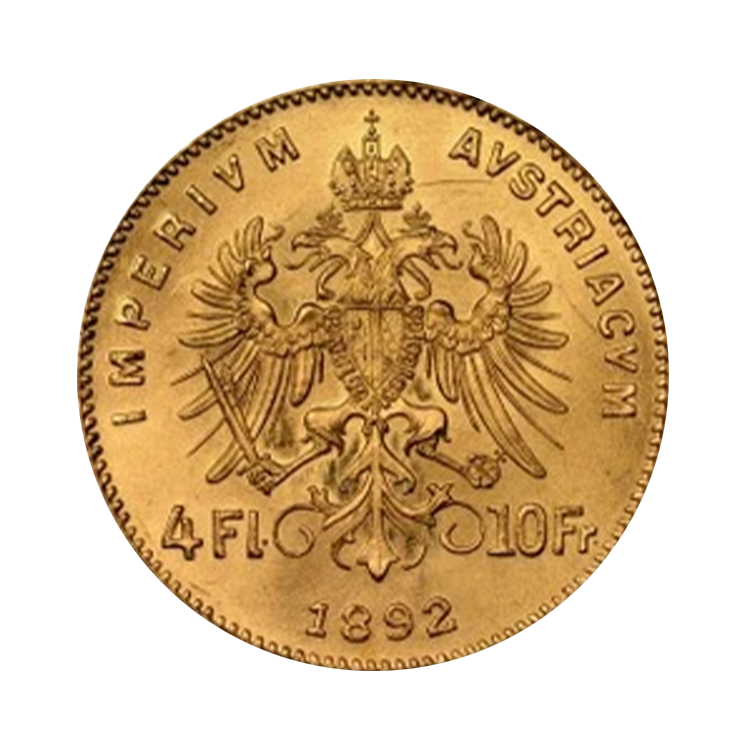 Gouden munt 4 Florin front