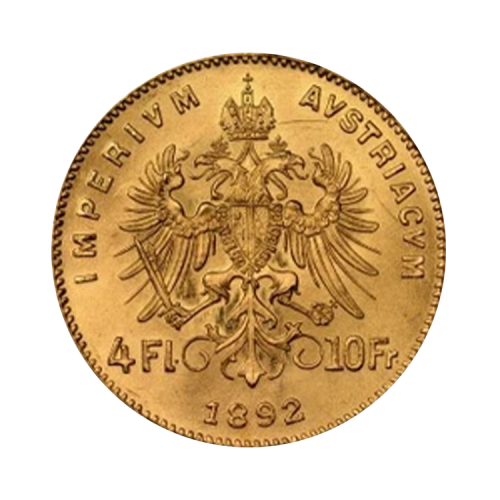 Gouden munt 4 Florin voorkant