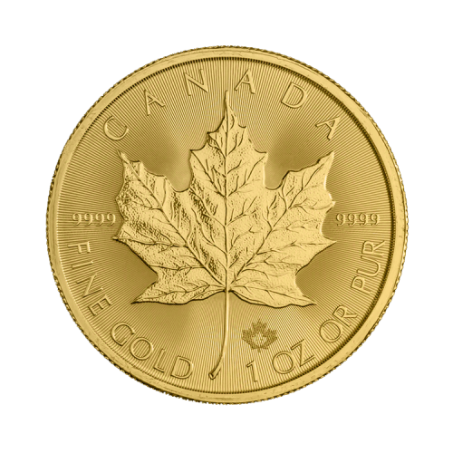 1 troy ounce Gold Maple Leaf front