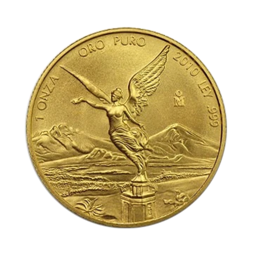 1 Troy ounce gouden munt Mexican Libertad front