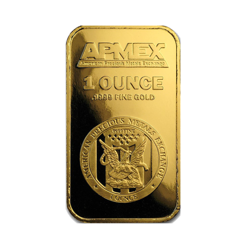 1 Troy ounce gold bar various producers front