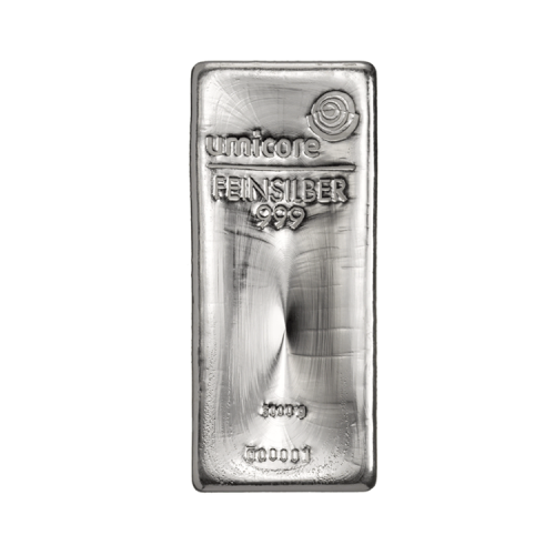 5 Kilo silver bar various melters front