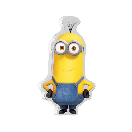 1 troy ounce silver coin Minion Kevin 2021 Proof front