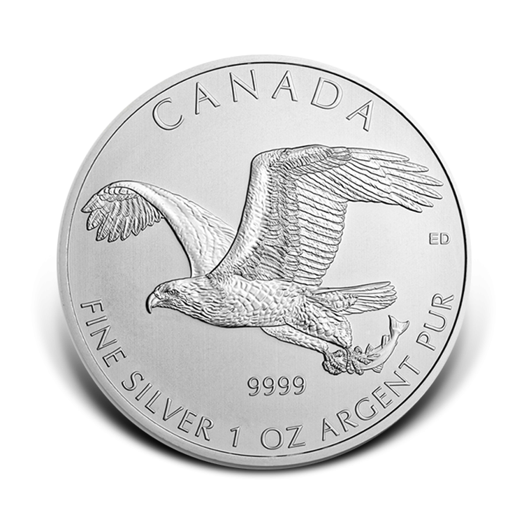 1 Troy ounce silver Bald Eagle coin 2014 front